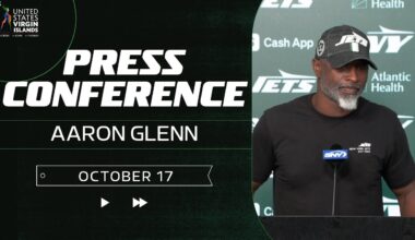Aaron Glenn Press Conference (10/17) | New York Jets