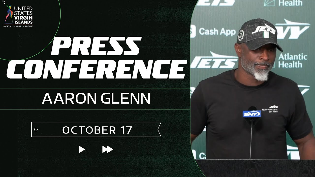 Aaron Glenn Press Conference (10/17) | New York Jets