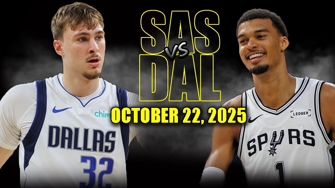 San Antonio Spurs vs Dallas Mavericks Full Game Highlights - October 22, 2025 | NBA Season