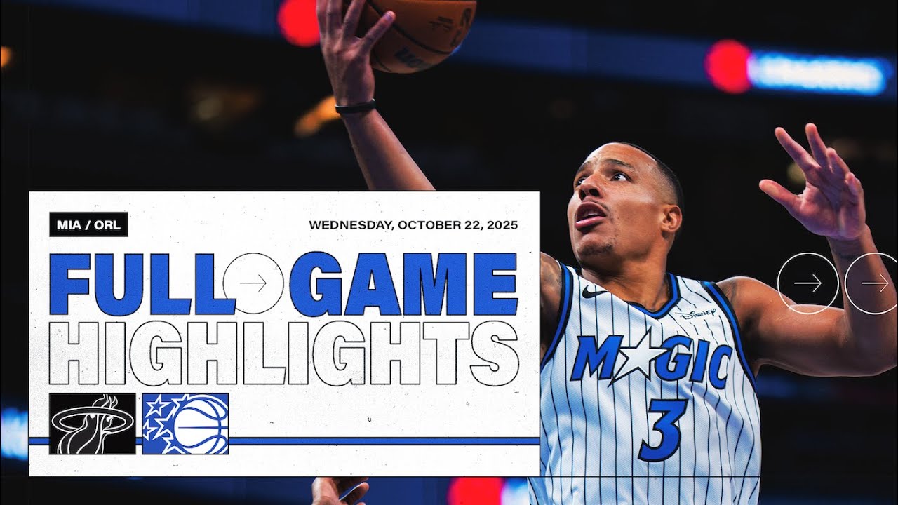 FULL GAME HIGHLIGHTS: HEAT VS. MAGIC 10.22.25