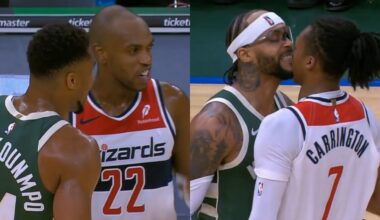 Giannis reunites with Khris MIddleton and Gary Trent Jr goes face to face with Bub Carrington