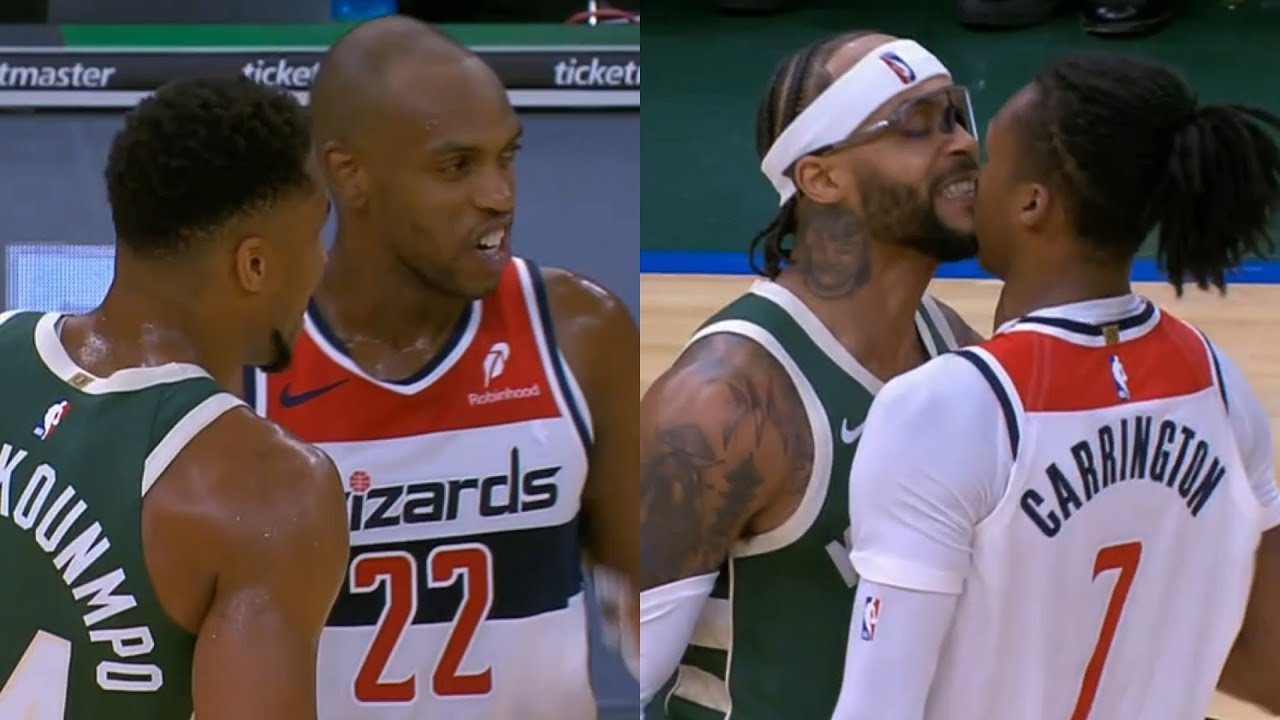 Giannis reunites with Khris MIddleton and Gary Trent Jr goes face to face with Bub Carrington