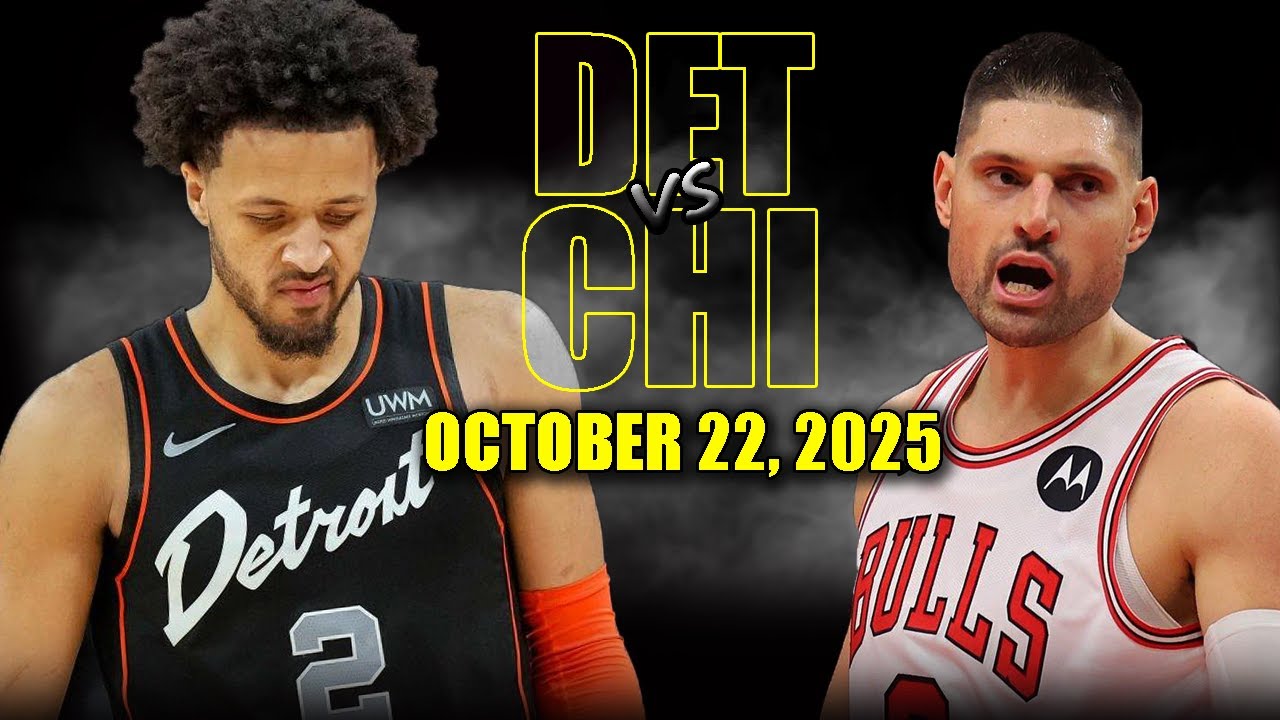 Chicago Bulls vs Detroit Pistons Full Game Highlights - October 22, 2025 | NBA Season