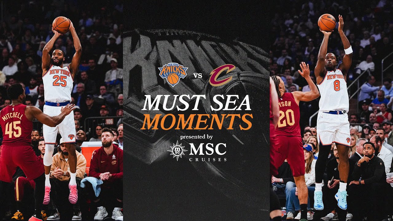 Knicks Win Season Opener Against Cleveland Cavaliers At Madison Square Garden | October 22, 2025