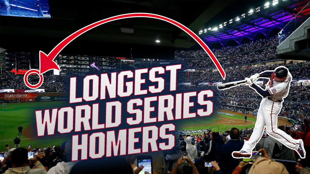He hit that ball HOW far!? 😱 The longest World Series home runs in the Statcast era! 💥