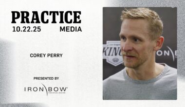 Media: Corey Perry | 10.22.25 LA Kings Practice in Dallas