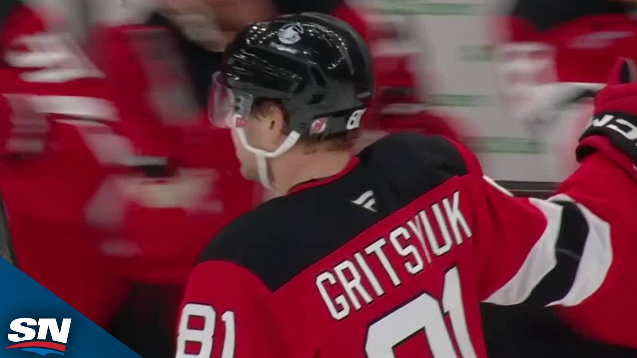 Devils' Arseni Gritsyuk Snipes His First Career NHL Goal vs. Minnesota Wild