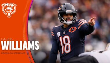 Caleb Williams discusses victory over Saints | Chicago Bears