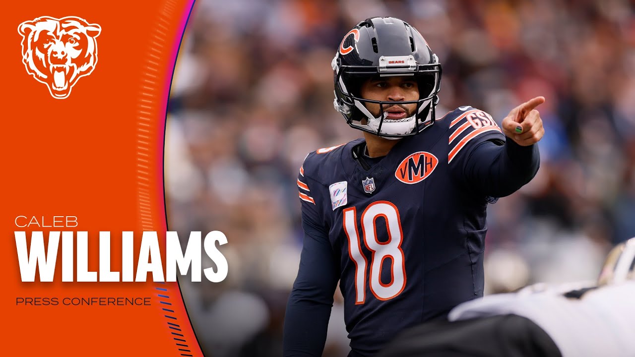 Caleb Williams discusses victory over Saints | Chicago Bears