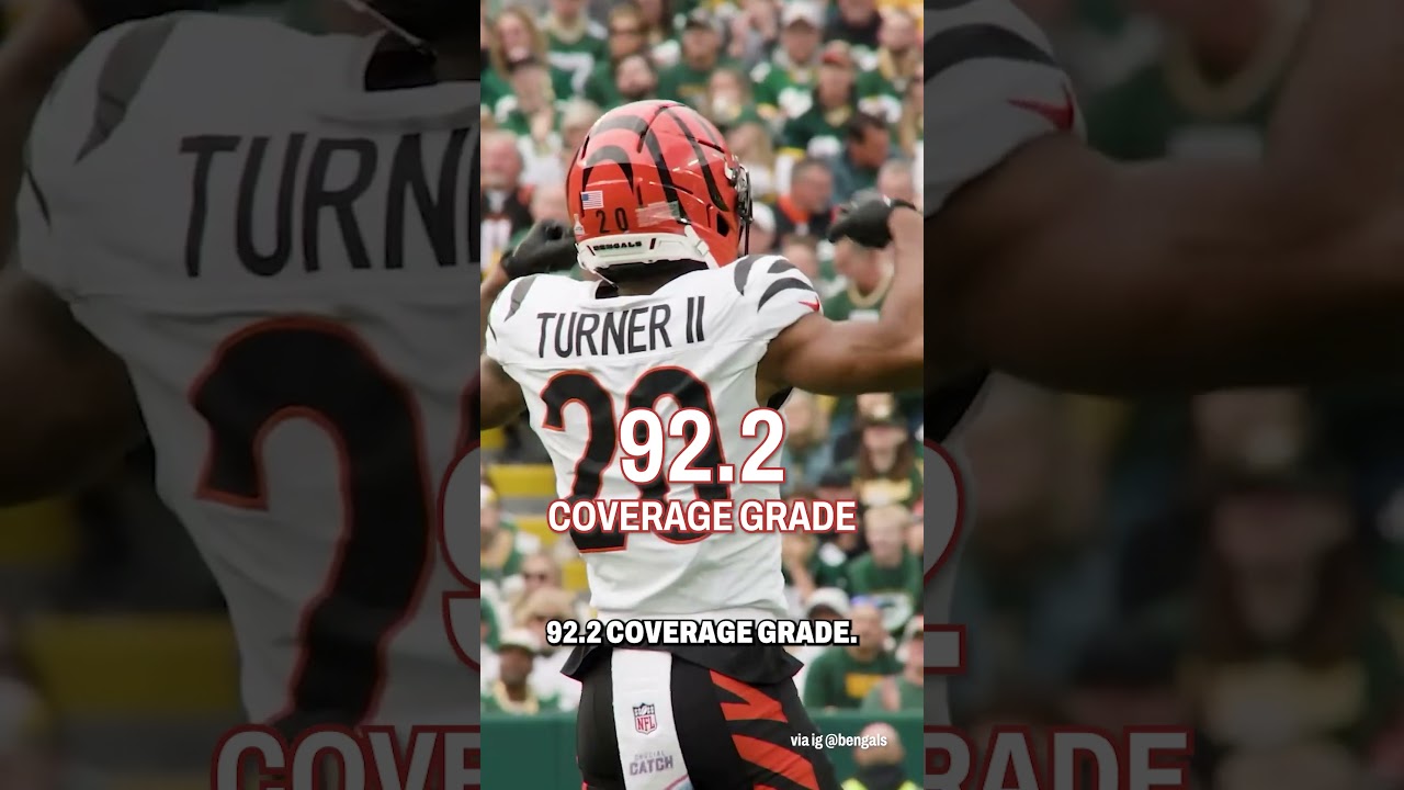 The secret superstar from week 7 is.... Bengals CB D.J. Turner 🔥