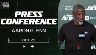 Aaron Glenn Press Conference (10/22) | New York Jets