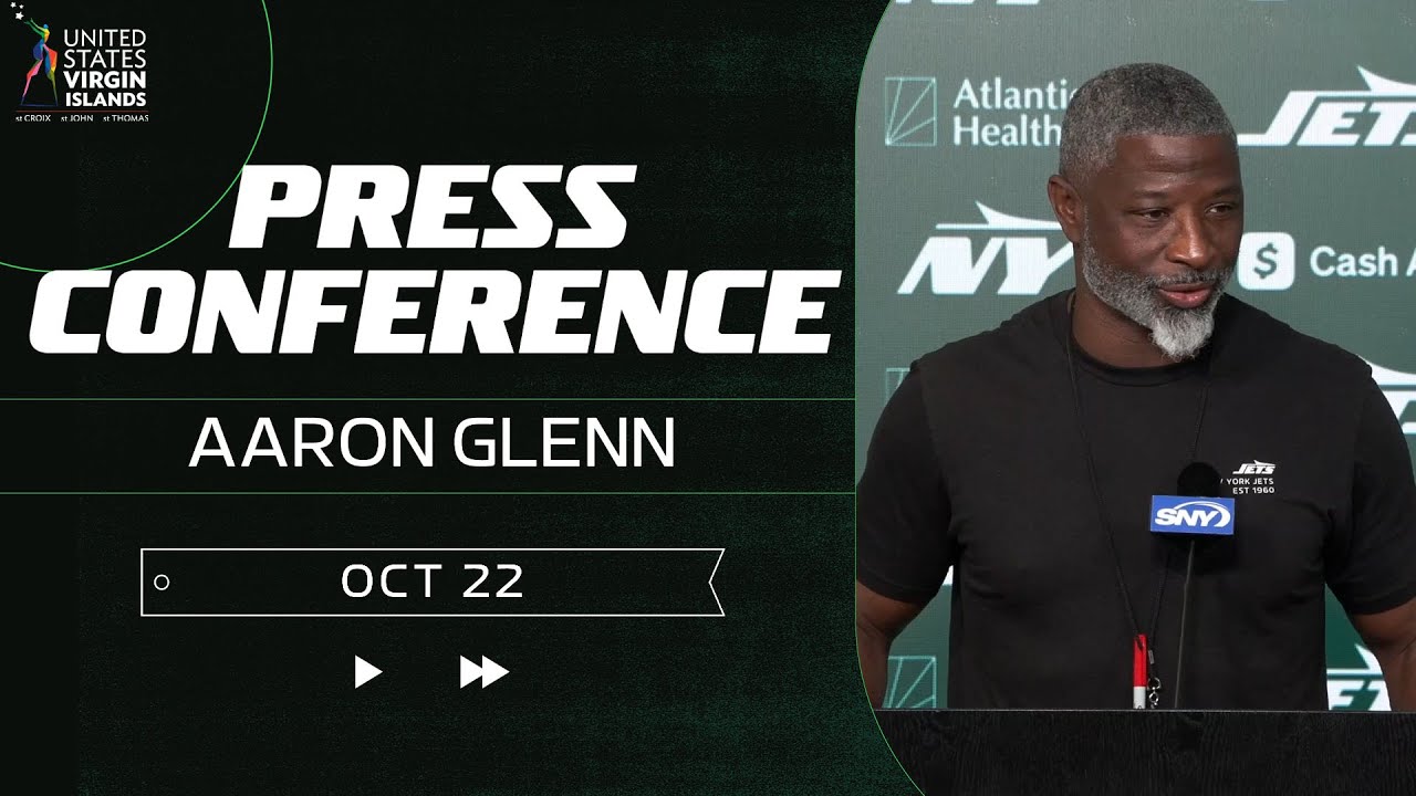 Aaron Glenn Press Conference (10/22) | New York Jets