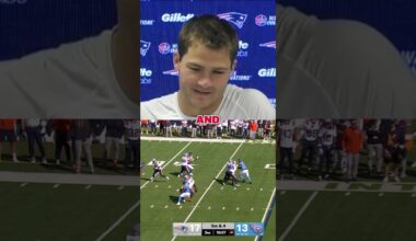 Drake didn't forget Josh Dobbs' massive play‼️ #shorts #drakemaye #patriots #nfl