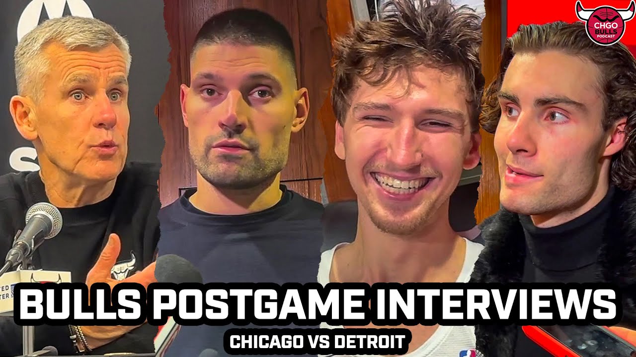 BULLS LOCKER ROOM: ‘Next Man Up’ Chicago Bulls Top Pistons in Season Opener