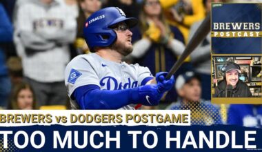 BREWERS POSTCAST: Brewers Bats Go Quiet AGAIN | Dodgers Take Commanding 2–0 NLCS Lead