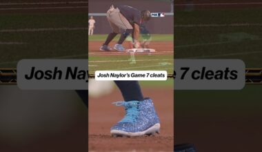 Thoughts on these cleats? 🧐 #MLB #Mariners #ALCS