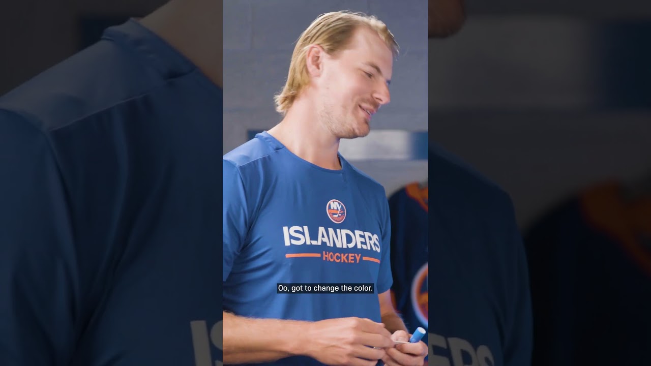 New York Islanders | Tony DeAngelo and Scott Mayfield Go Head To Head In A Game Of Pictionary