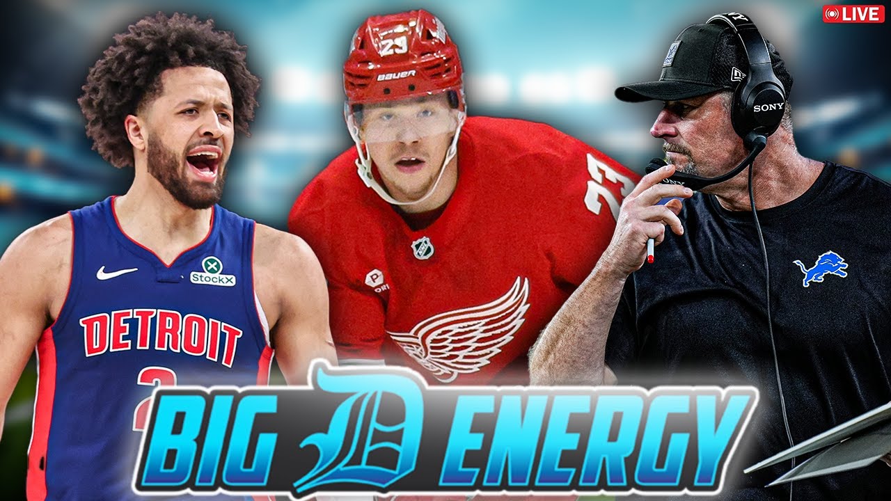 Pistons and Red Wings LOSE, Detroit Lions HC Speaks | Big D Energy | Thursday, October 23rd 2025