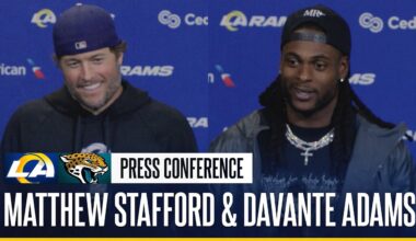 Matthew Stafford & Davante Adams Talk About Sunday's 35-7 Win Over The Jaguars