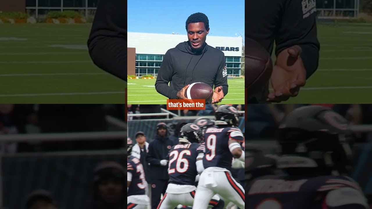 Nahshon and the defense are just getting started 😈 #chicagobears #defense #interception