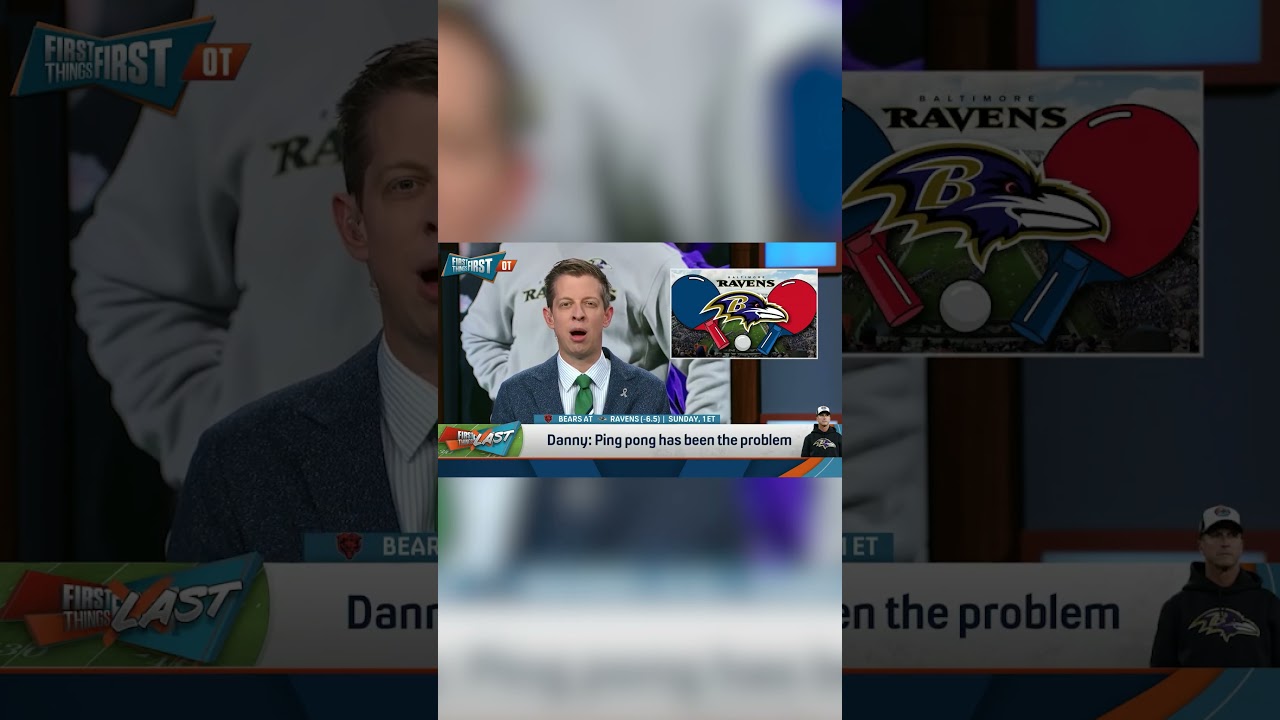 Danny does not agree with good ping pong being blamed for Ravens' poor play 🤔 #NFL #ravens