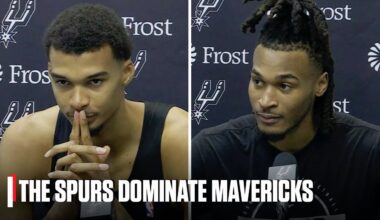 Victor Wembanyama & Stephon Castle working on ‘building a mansion’ with Spurs | NBA on ESPN