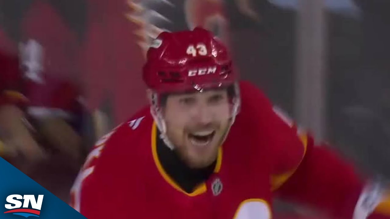 Flames' Adam Klapka Scores Off Brutal Turnover By Canadiens' Noah Dobson