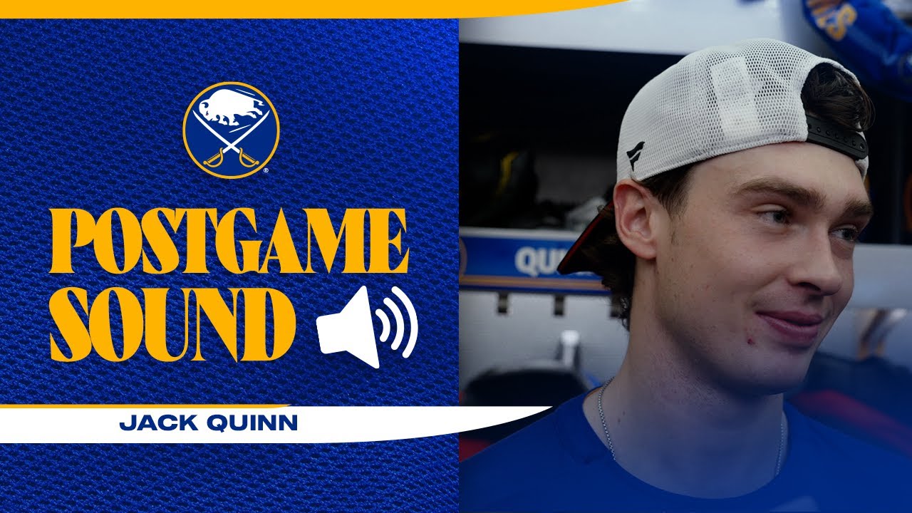 Jack Quinn Earns Three-Point Night In Buffalo Sabres Win Over Detroit Red Wings