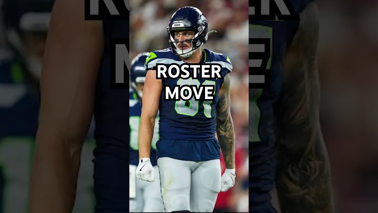 The Seattle Seahawks Release Tight End From Active Roster #seahawks #nfl #shorts