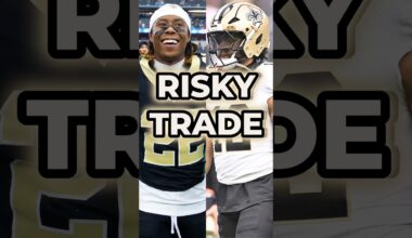 New Orleans Saints TRADING A WR Is Risky! #shorts #nfl Saints News