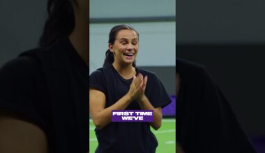 Minnesota Vikings Cheerleader gets unexpected surprise 💜