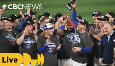 Blue Jays players speak to media ahead of World Series