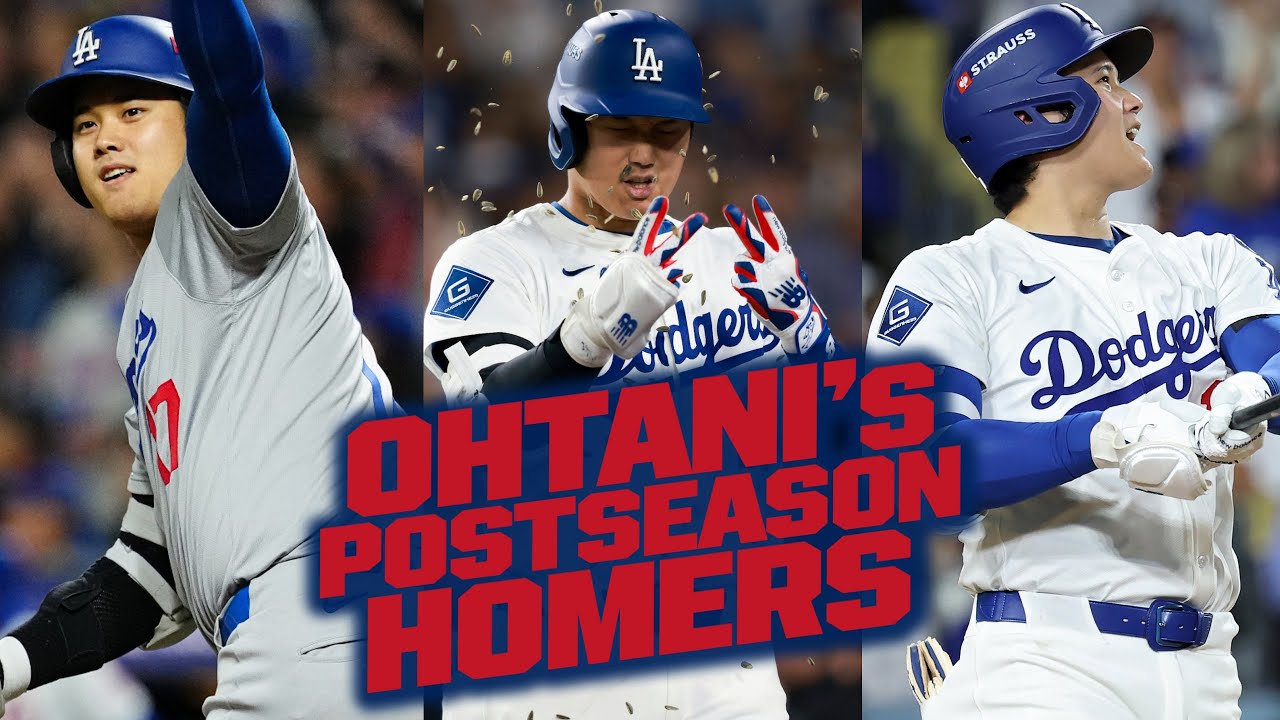ALL of Shohei Ohtani's homers from the 2024 and 2025 Postseasons in under 5 minutes 💪 | 大谷翔平 ハイライト