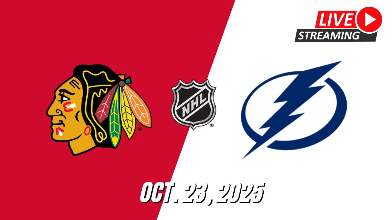 🔥 NHL LIVE 2025-26! Tampa Bay Lightning vs Chicago Blackhawks | Full Game Live | October 23, 2025