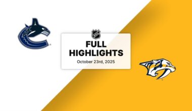 NHL Highlights | Canucks vs. Predators | October 23, 2025
