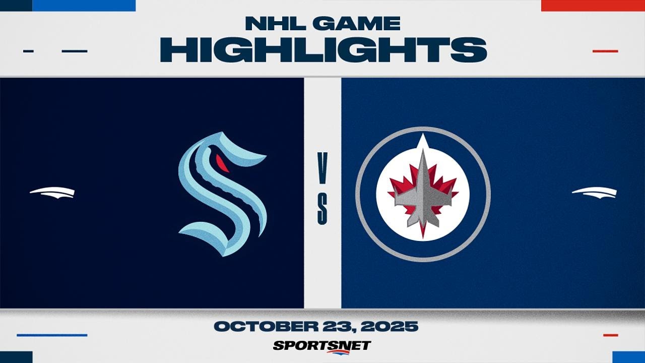 NHL Highlights | Kraken vs. Jets - October 23, 2025