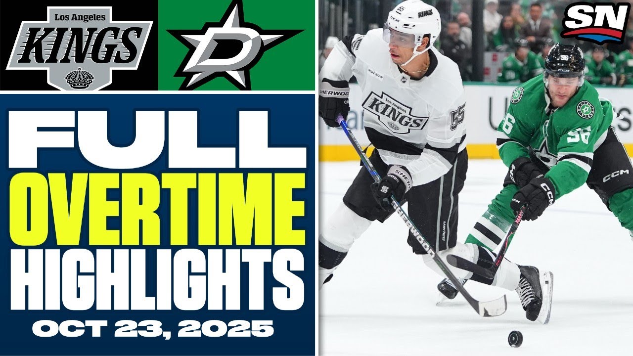Los Angeles Kings at Dallas Stars | FULL Overtime Highlights - October 23, 2025