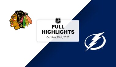 NHL Highlights | Blackhawks vs. Lightning | October 23, 2025