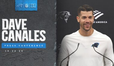 Dave Canales on Panthers' Week 8 matchup against the Buffalo Bills | Carolina Panthers
