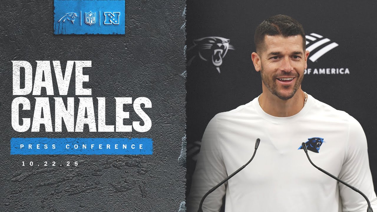 Dave Canales on Panthers' Week 8 matchup against the Buffalo Bills | Carolina Panthers