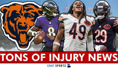 Chicago Bears GOOD & BAD Injury Updates + Latest News On Lamar Jackson’s Status