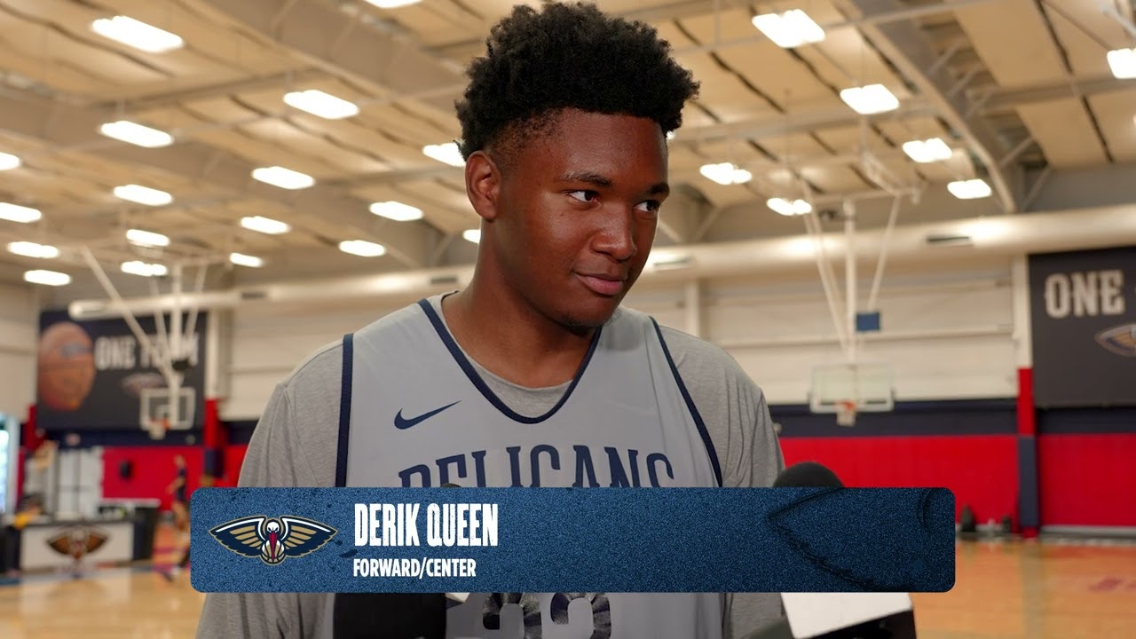 Derik Queen on first NBA game, containing Victor Wembanyama | New Orleans Pelicans