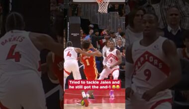 Man get OFF me 💪💪 #nba #hawks #jalenjohnson