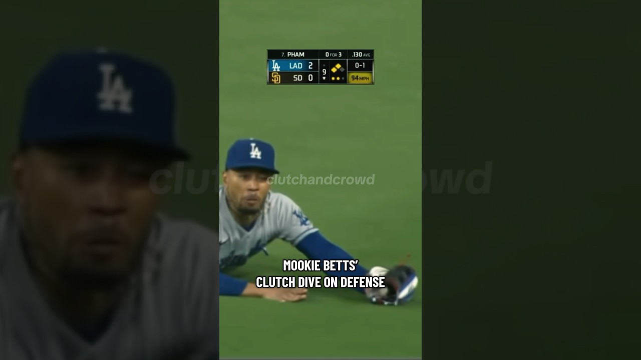 Mookie Betts’ Game-Saving Catch! 🔥 | Throwback vs Padres #dodgers #mlb #baseball #mookiebetts