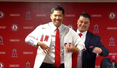 Kurt Suzuki Named Angels Manager Press Event, October 22, 2025
