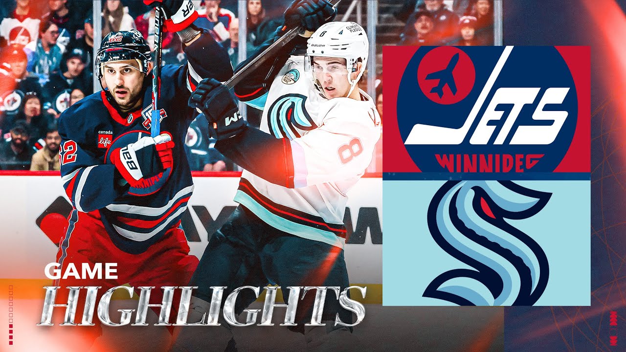 Winnipeg Jets vs. Seattle Kraken - Game Highlights
