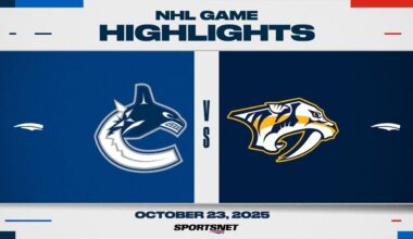 NHL Highlights | Canucks vs. Predators - October 23, 2025
