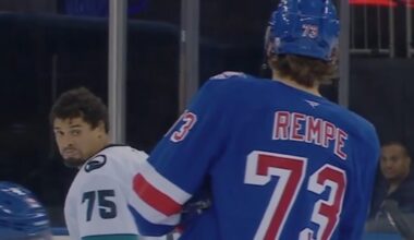 Matt Rempe Drops 🥊 Gloves 🥊 With Ryan Reaves