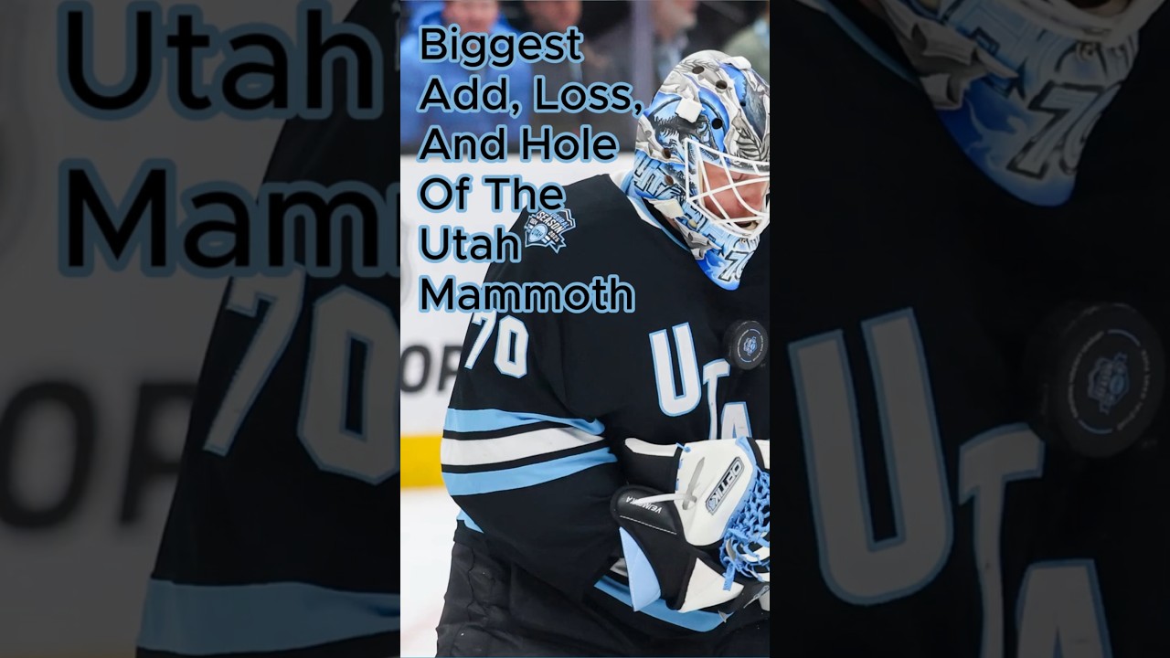 Utah Mammoth Biggest Add, Loss, And Hole. Comment your picks below #nhl #utahmammoth
