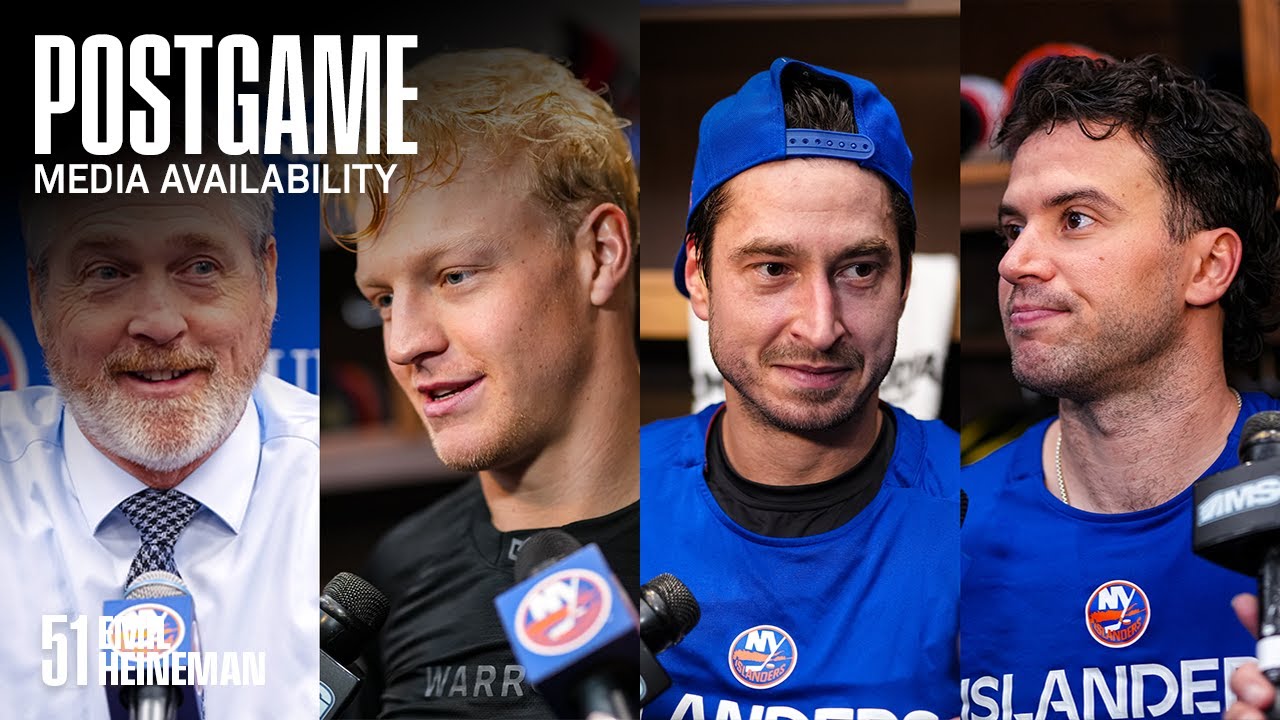 New York Islanders Postgame Availability | NYI vs DET (10/23/25)